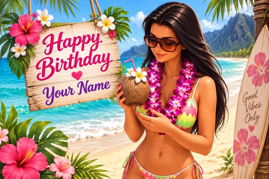 Tropical Birthdays · Design 001
